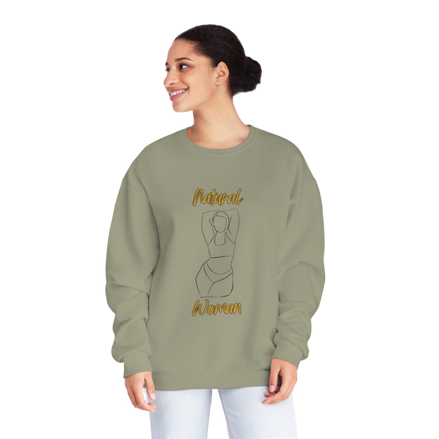 Natural Woman I Love Me (BL) Crewneck Sweatshirt