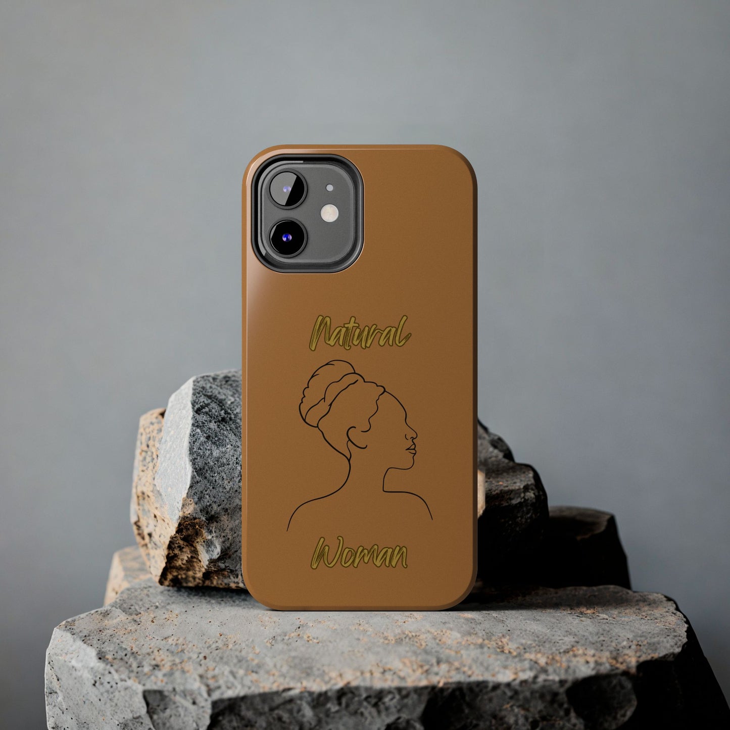 Natural Woman Mixed (BL)Tough Phone Cases LIGHT BROWN