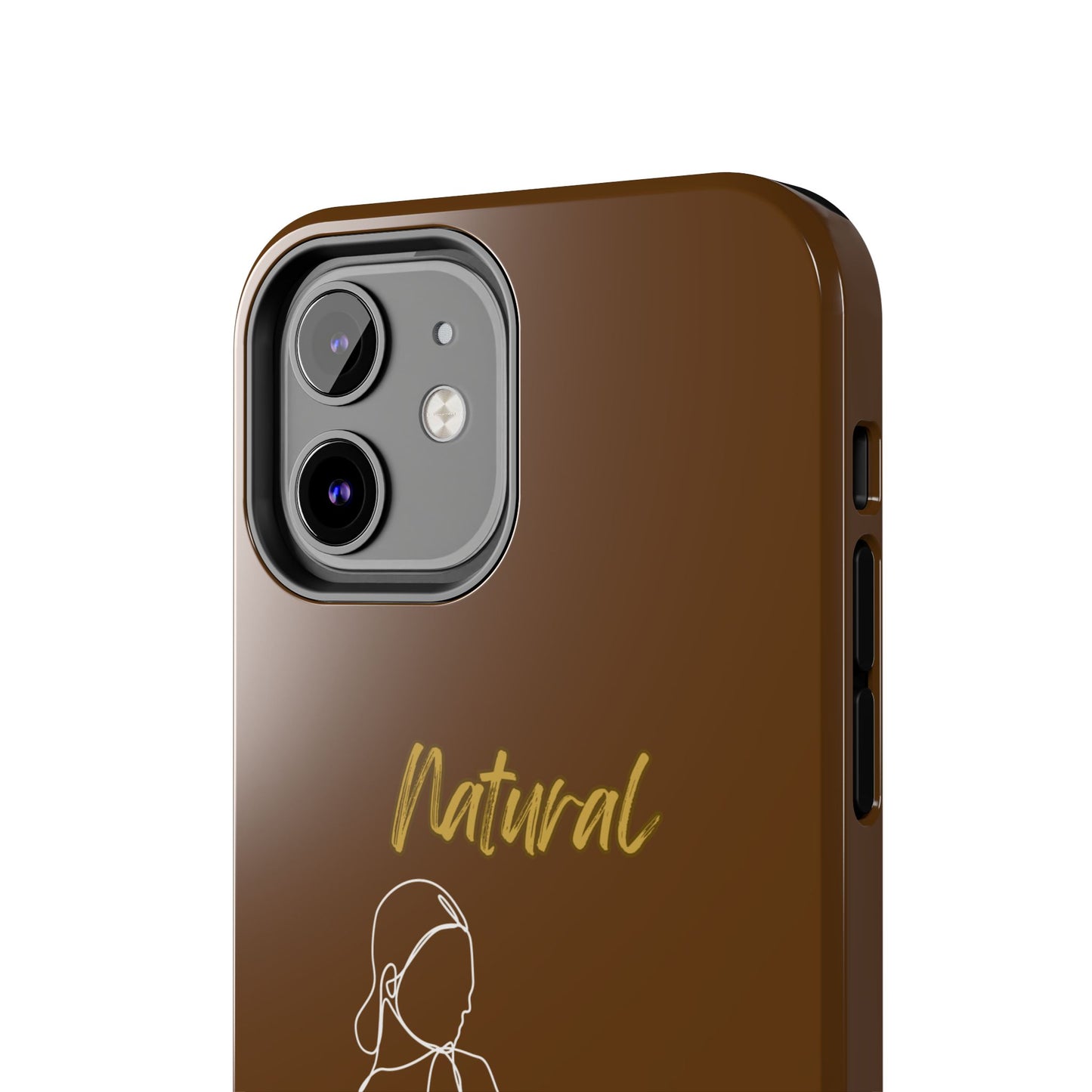 Natural Woman Hands Free (WL)Tough Phone Cases BROWN