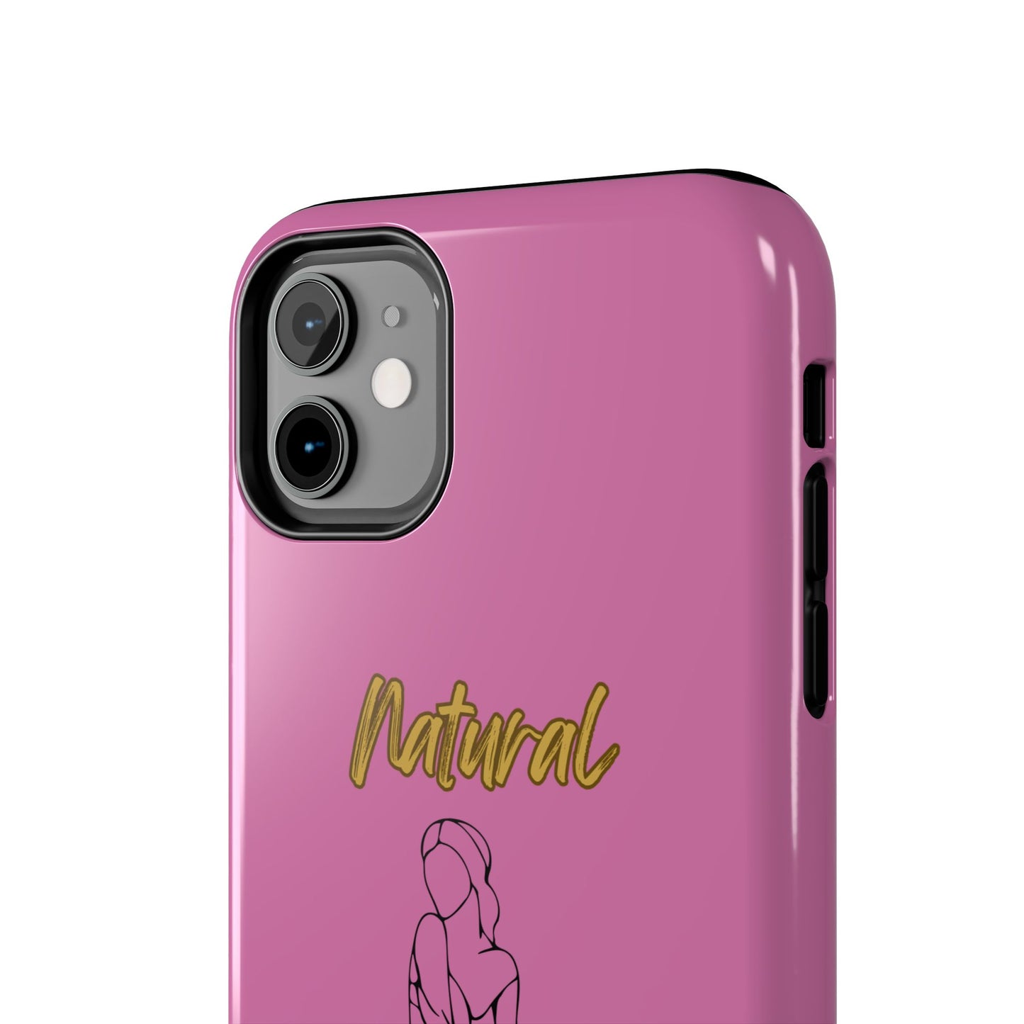 Natural Woman Shoulder Action (BL)Tough Phone Cases LIGHT PINK