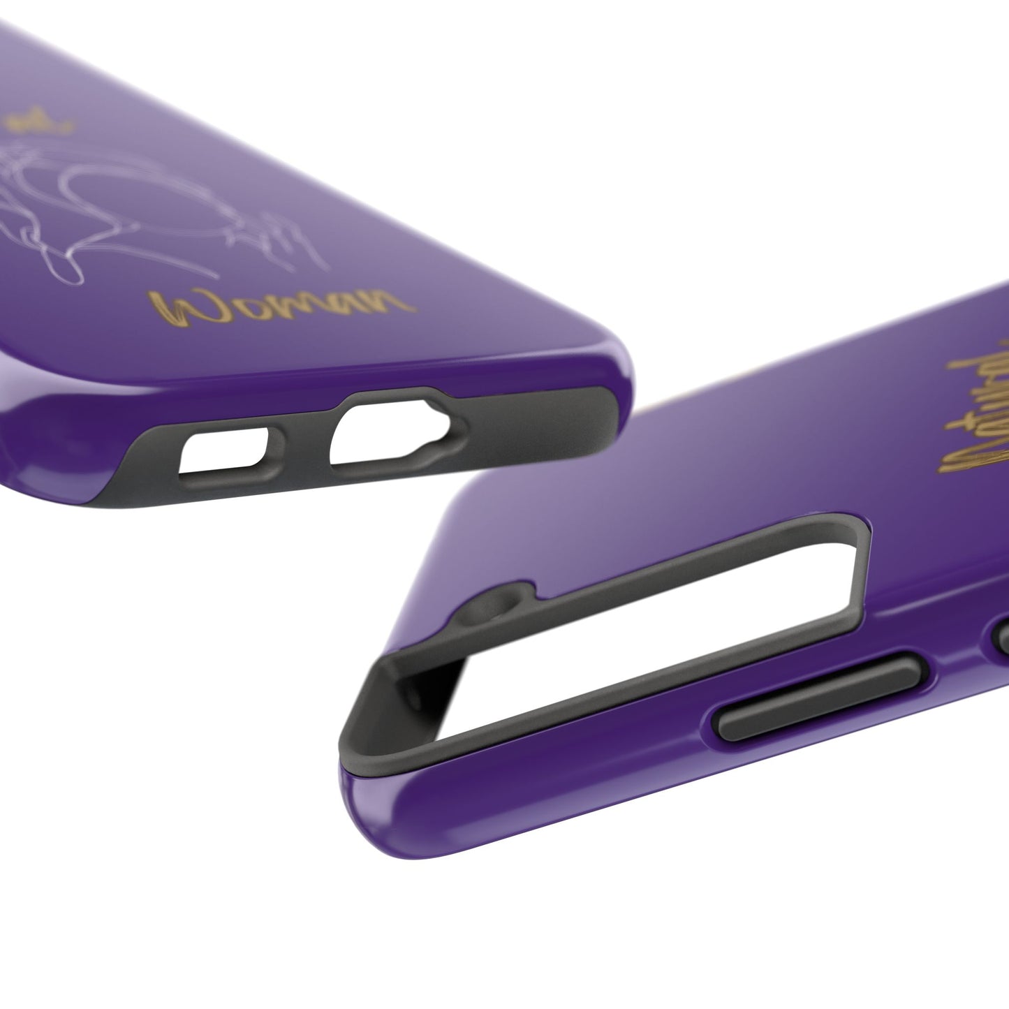 Natural Woman Towel Wrapped (WL)Tough Phone Cases PURPLE