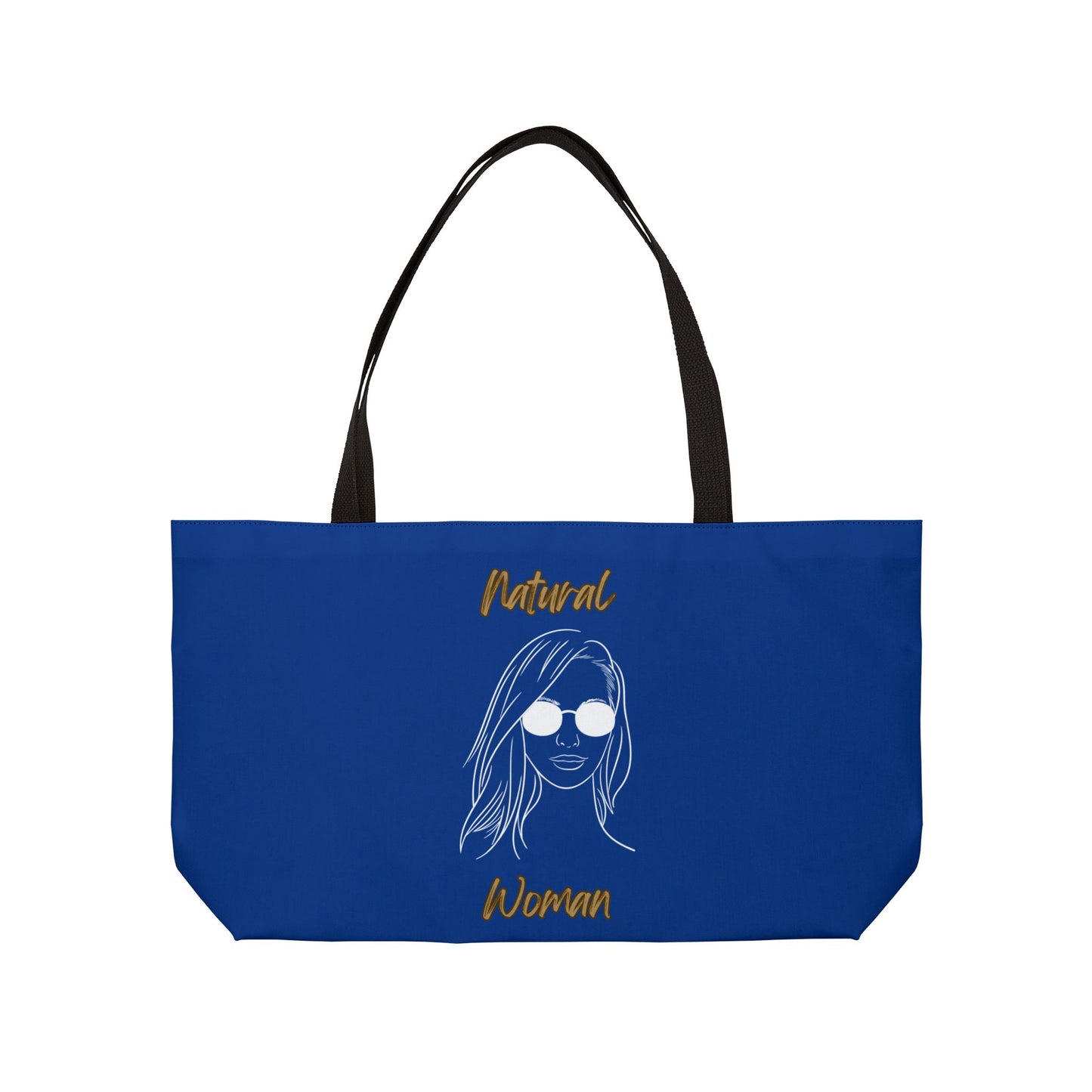 Natural Woman Shades (WL) Weekender Tote Bag DARK BLUE