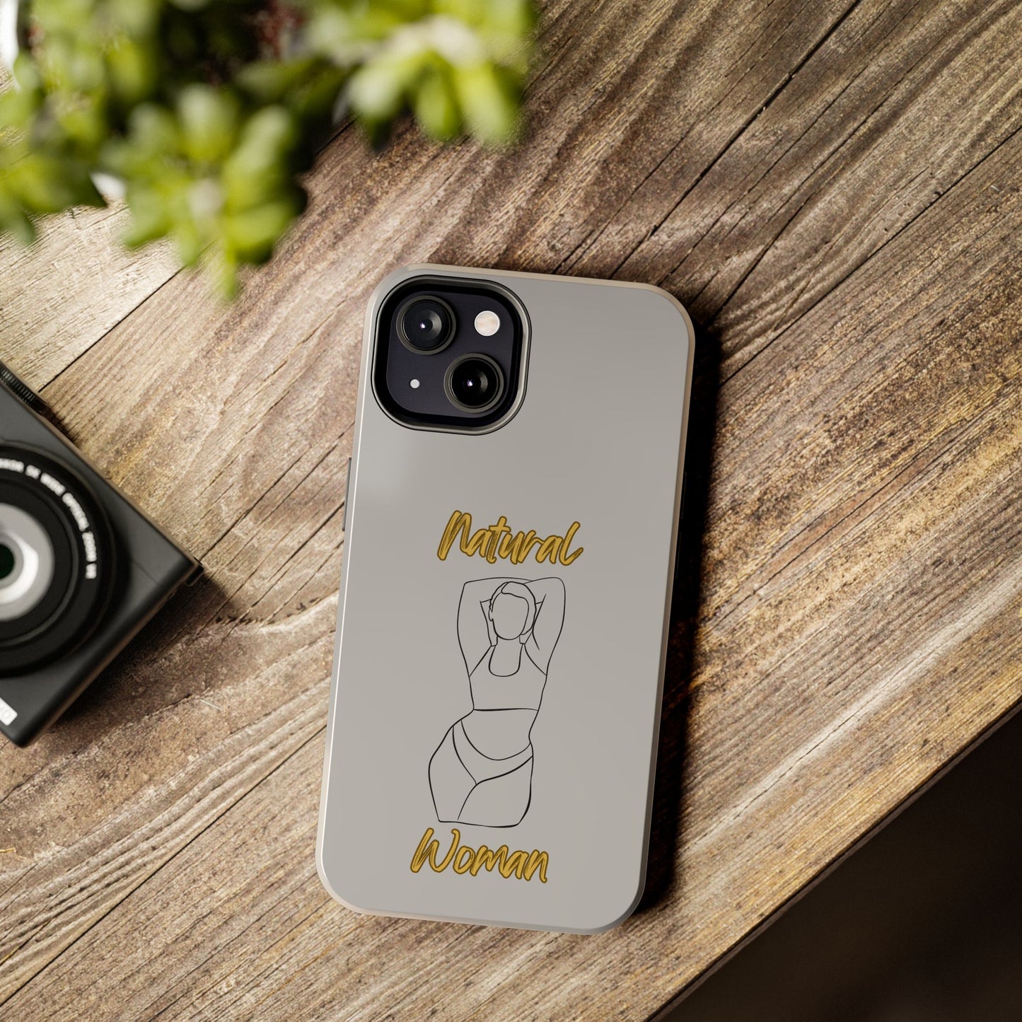 Natural Woman I Love Me (BL)Tough Phone Cases LIGHT GREY