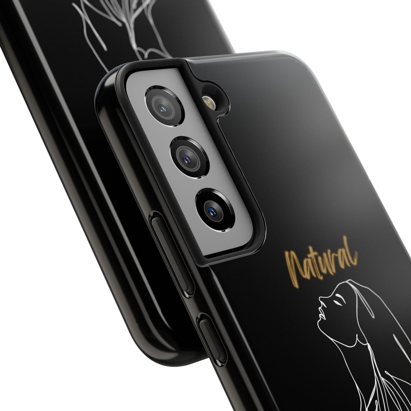 Natural Woman Appreciation (WL)Tough Phone Cases BLACK