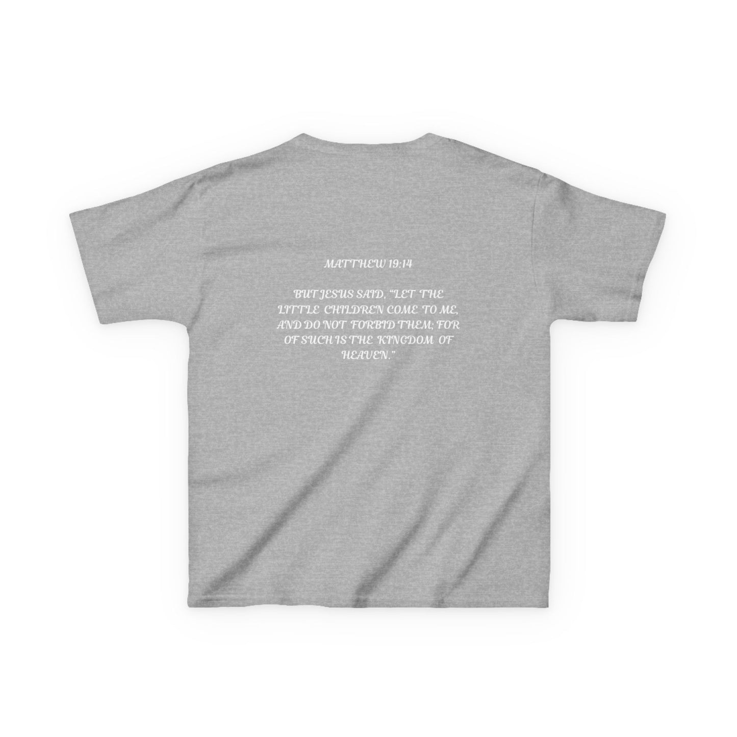 Children of the King Inspirational Kids Cotton T-Shirt (BL)