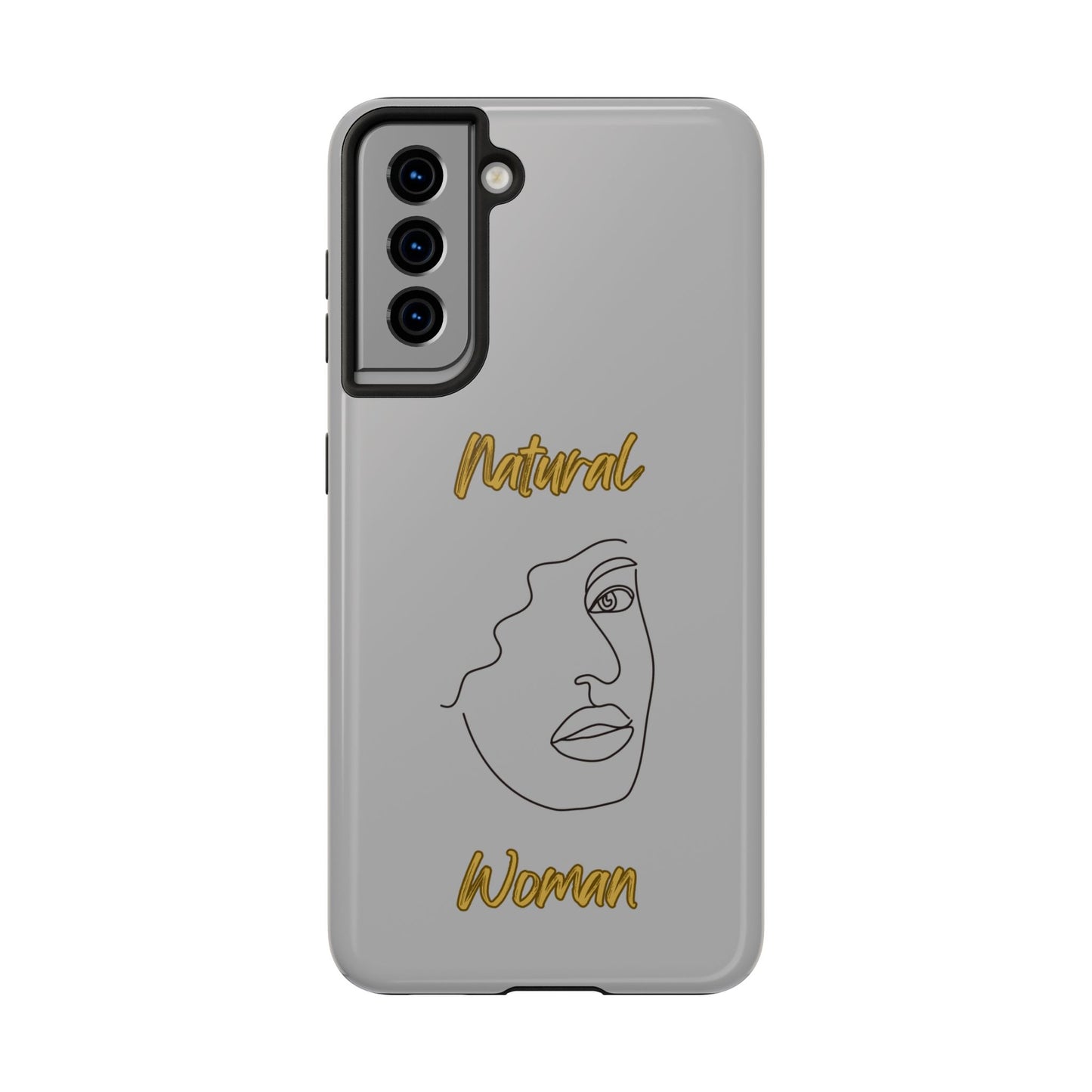 Natural Woman Peekaboo (BL)Tough Phone Cases LIGHT GREY
