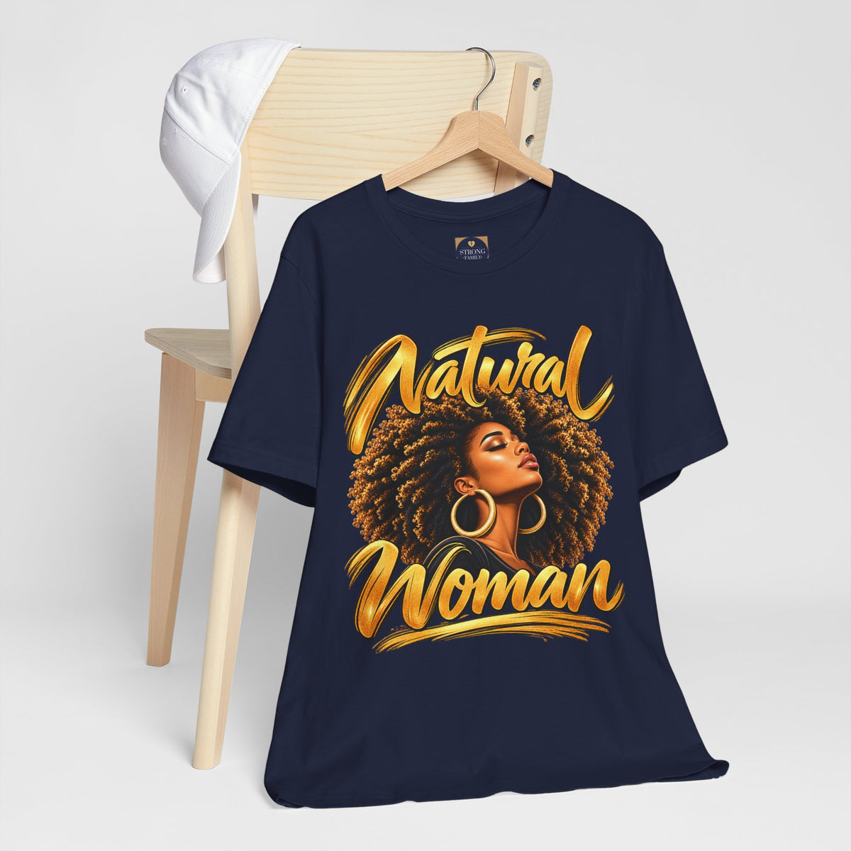 Natural Woman “Afro” Graphic Tee | Women’s Inspirational T-Shirt