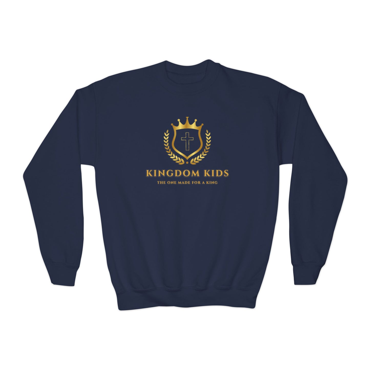 Kingdom Kids Youth Crewneck Sweatshirt - Faith-Inspired, Ephesians 6:1