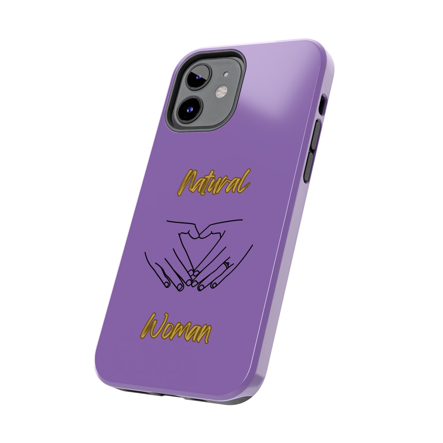Natural Woman I Love You (BL)Tough Phone Cases LIGHT PURPLE