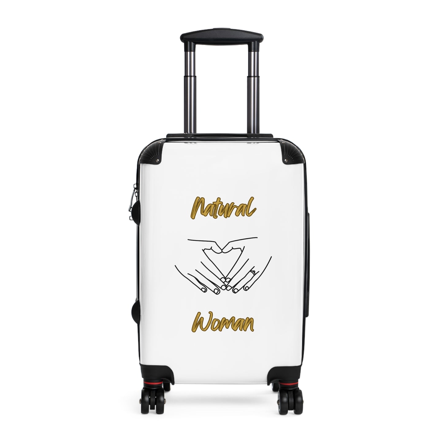Natural Woman I Love You (BL) Suitcase WHITE