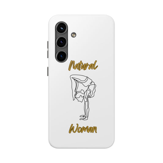Natural Woman Flexible (BL)Tough Phone Cases WHITE