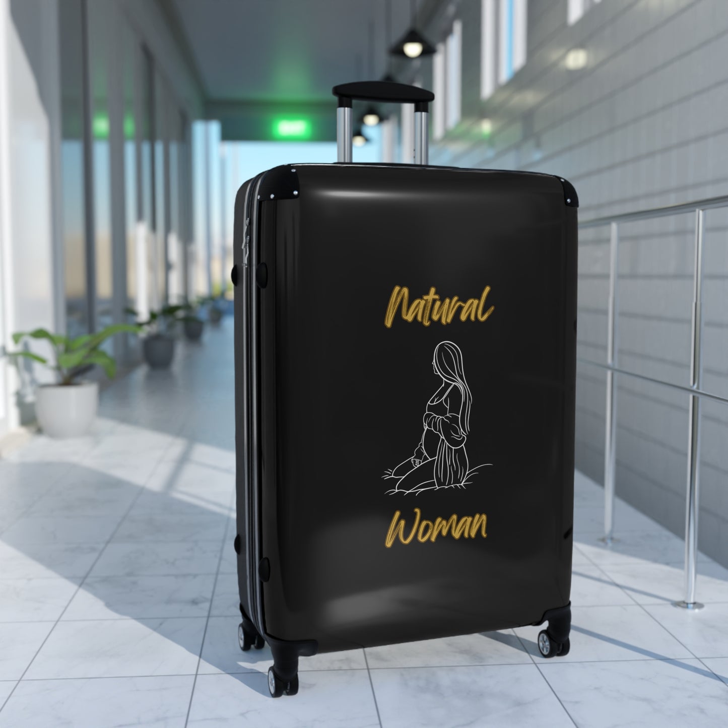 Natural Woman Expecting (WL) Suitcase BLACK