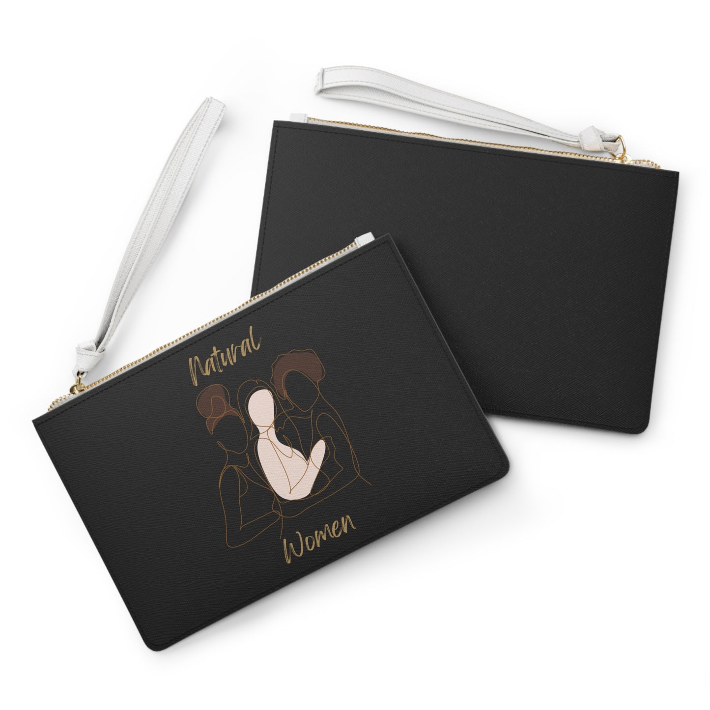 Natural Women Friends Clutch Bag BLACK
