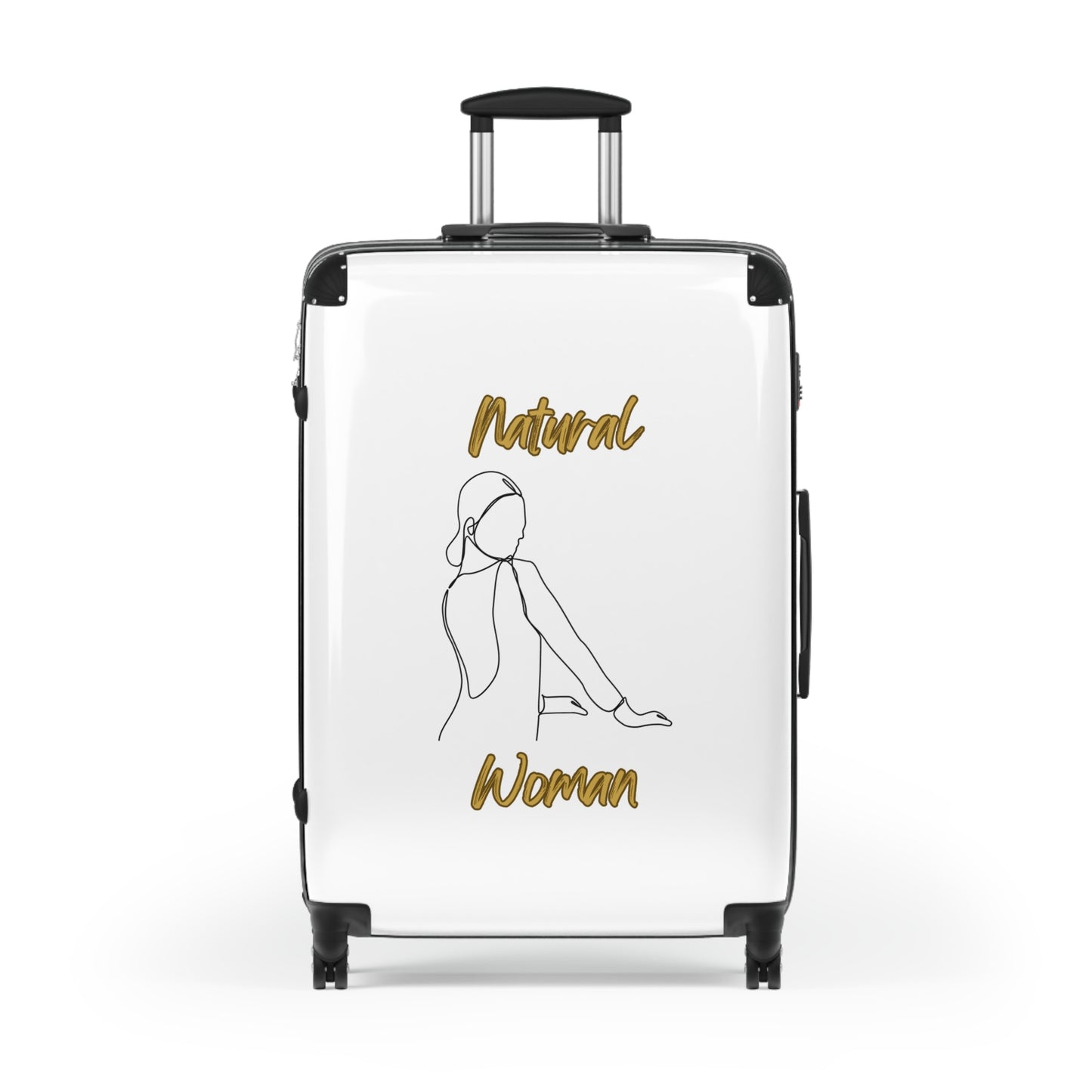 Natural Woman Hands Ready (BL) Suitcase WHITE