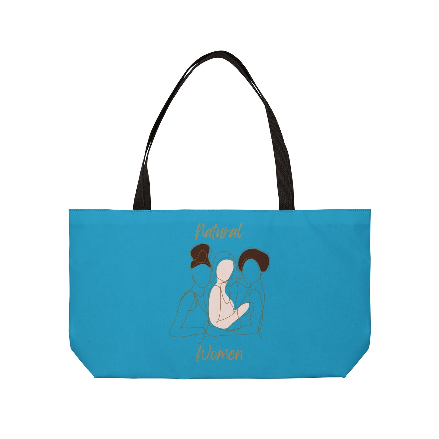 Natural Women Friends (BL) Weekender Tote Bag TURQUOISE