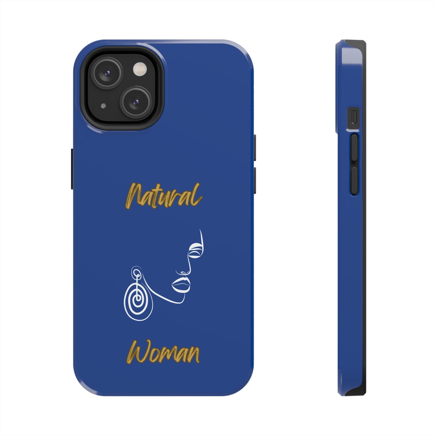 Natural Woman Music In My Soul (WL)Tough Phone Cases DARK BLUE