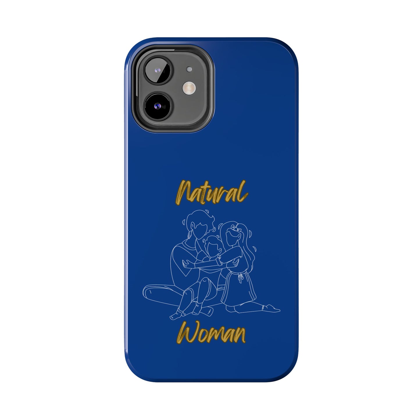 Natural Woman Bear Hugs (WL) Tough Phone Cases DARK BLUE