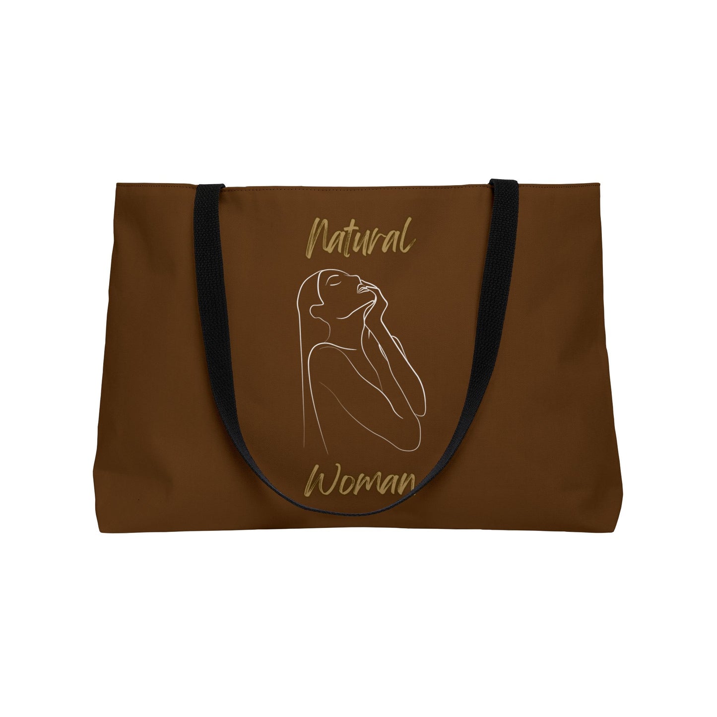 Natural Woman Thank You (WL) Weekender Tote Bag BROWN