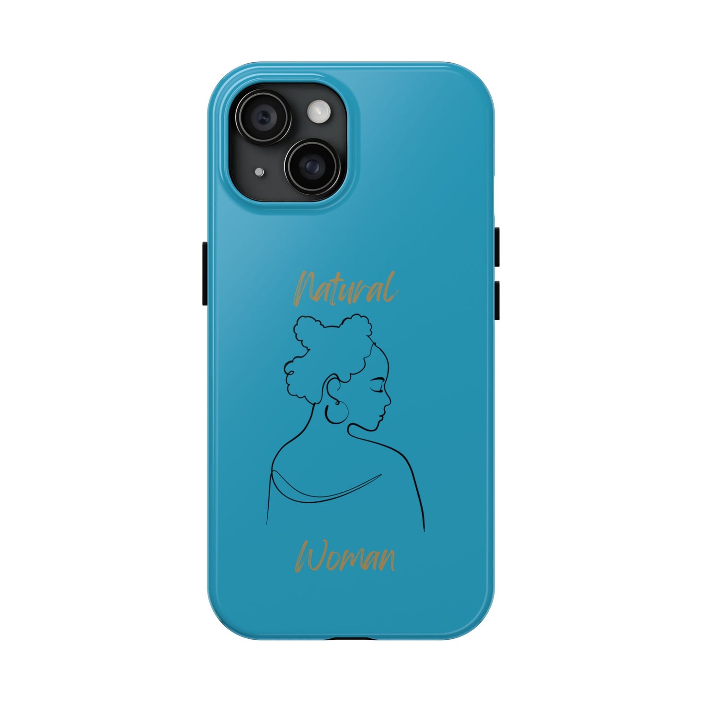 Natural Woman Twists (BL) Tough Phone Cases TURQUOISE