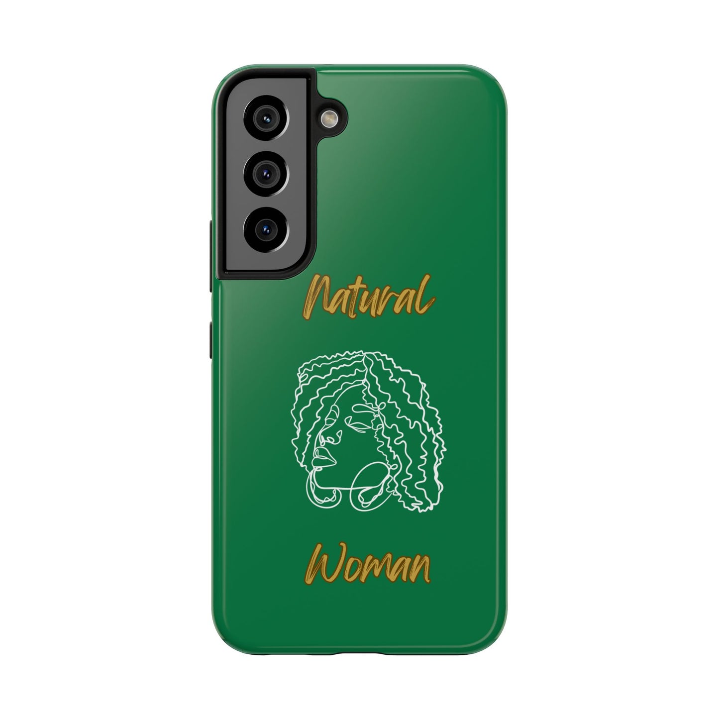 Natural Woman Naturally Me (WL)Tough Phone Cases DARK GREEN