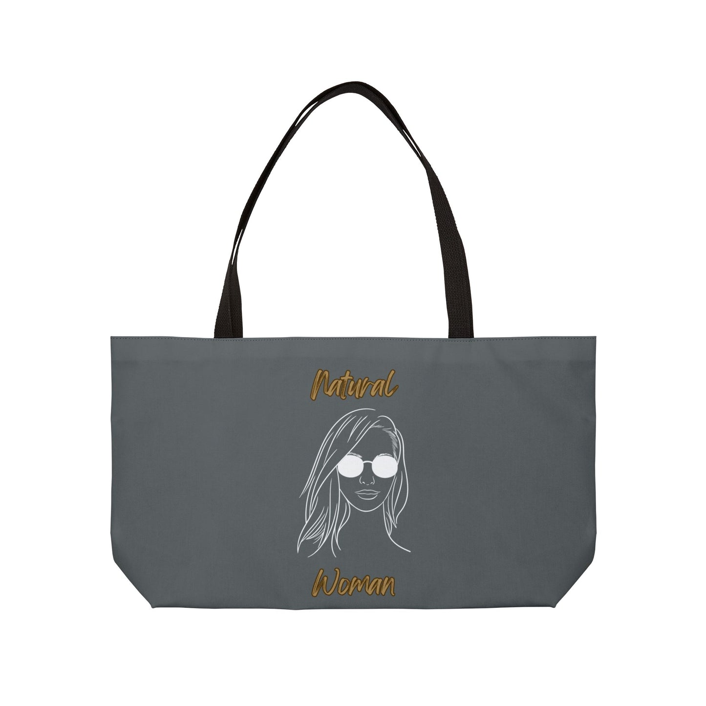 Natural Woman Shades (WL) Weekender Tote Bag DARK GREY