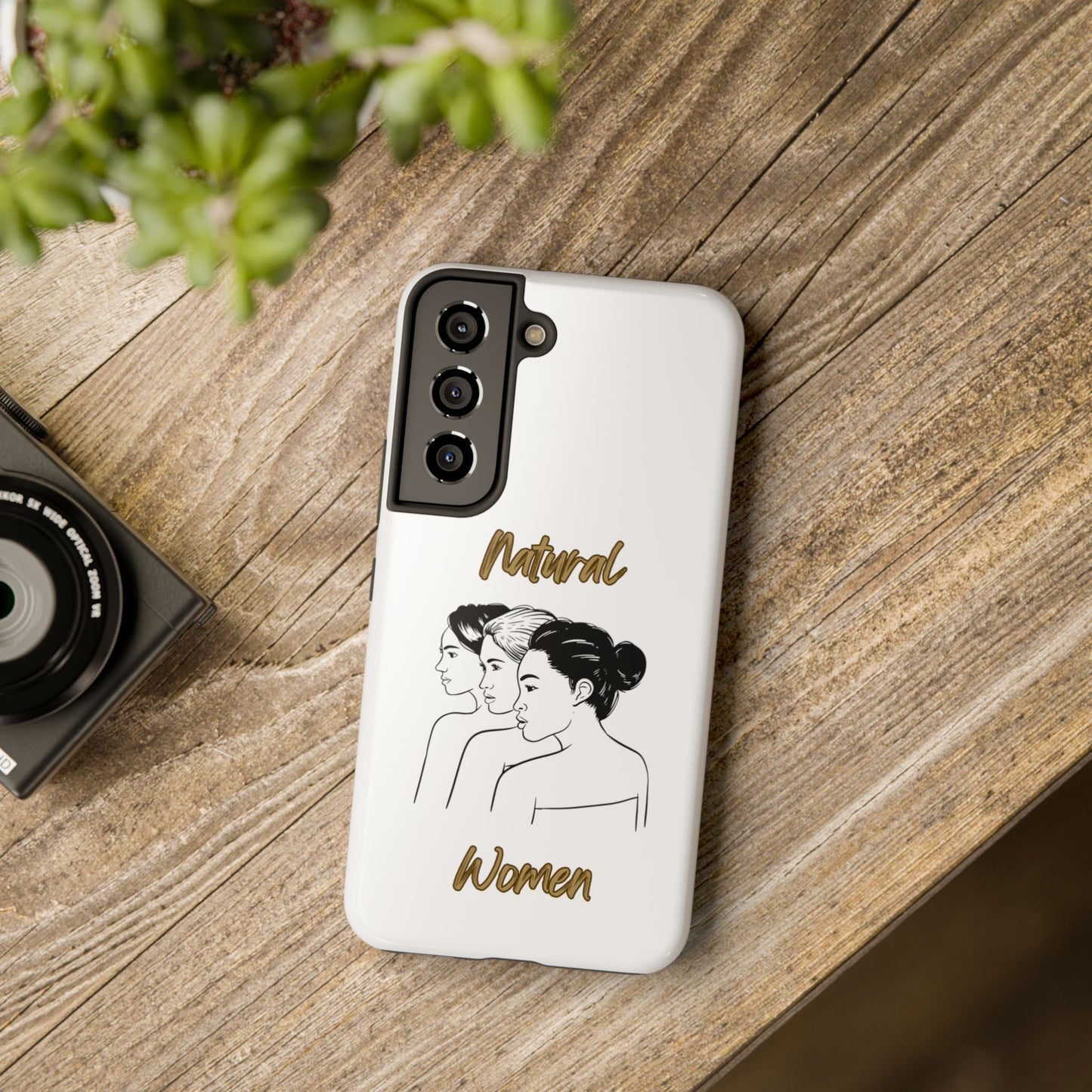 Natural Woman United Friends (BL)Tough Phone Cases WHITE