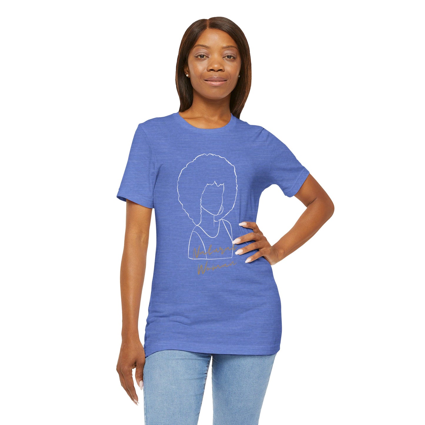 Natural Woman Afro (WL) Short Sleeve T-Shirt Express Delivery