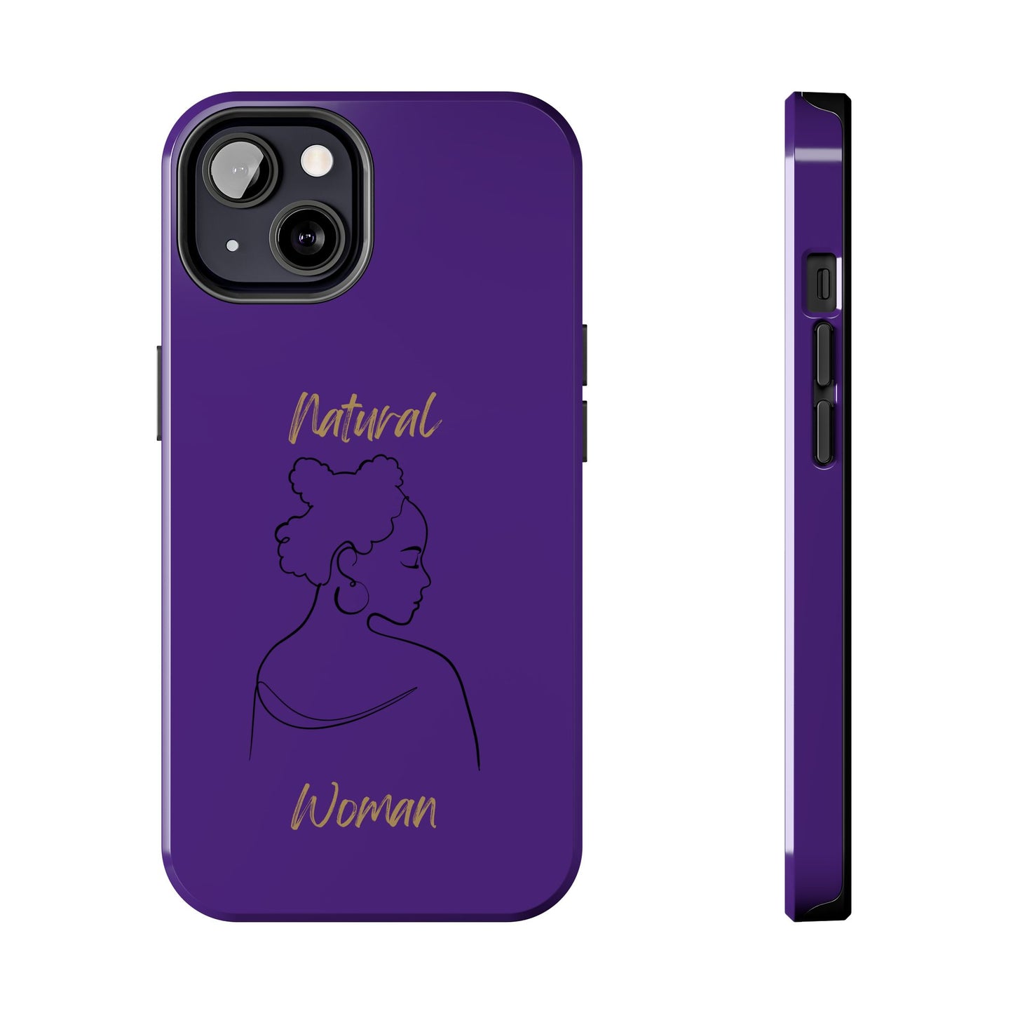 Natural Woman Twists (BL) Tough Phone Cases PURPLE