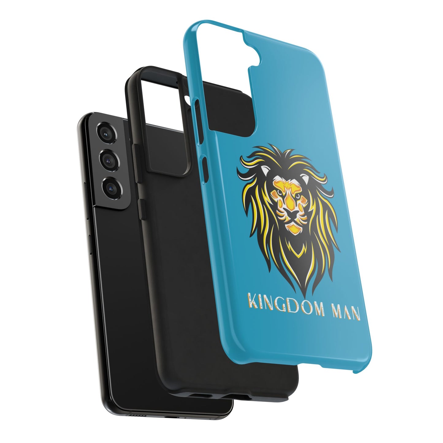 Kingdom Man (White-Gold Label) Tough Phone Case TURQUOISE