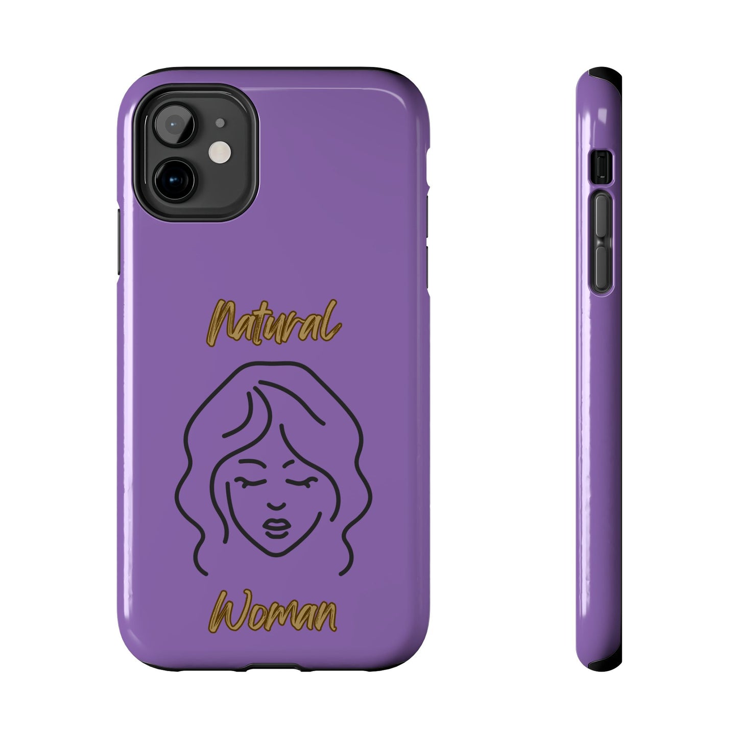 Natural Woman Modest (BL)Tough Phone Cases LIGHT PURPLE
