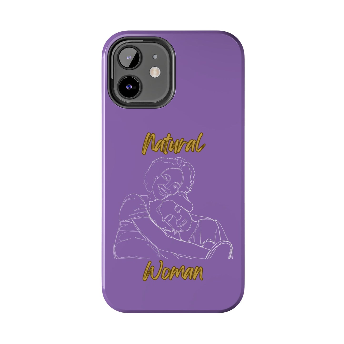 Natural Woman Loving Embrace (WL)Tough Phone Cases LIGHT PURPLE