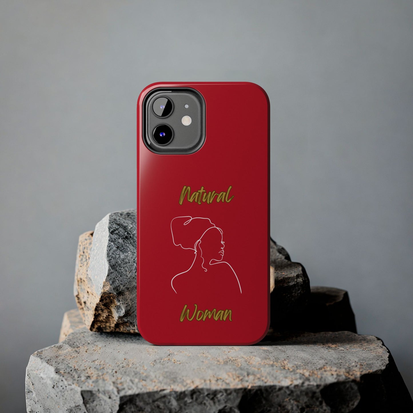 Natural Woman Refreshed (WL)Tough Phone Cases DARK RED