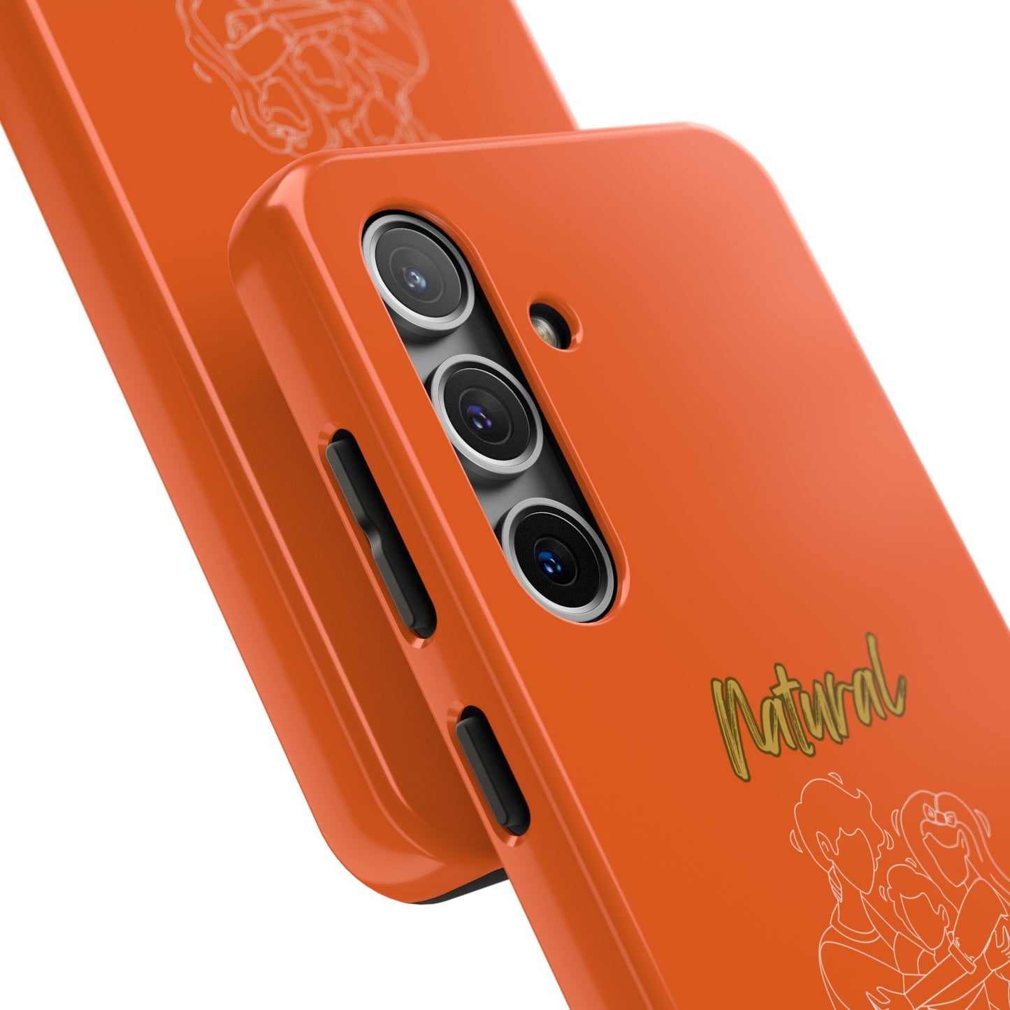 Natural Woman Bear Hugs (WL) Tough Phone Cases ORANGE