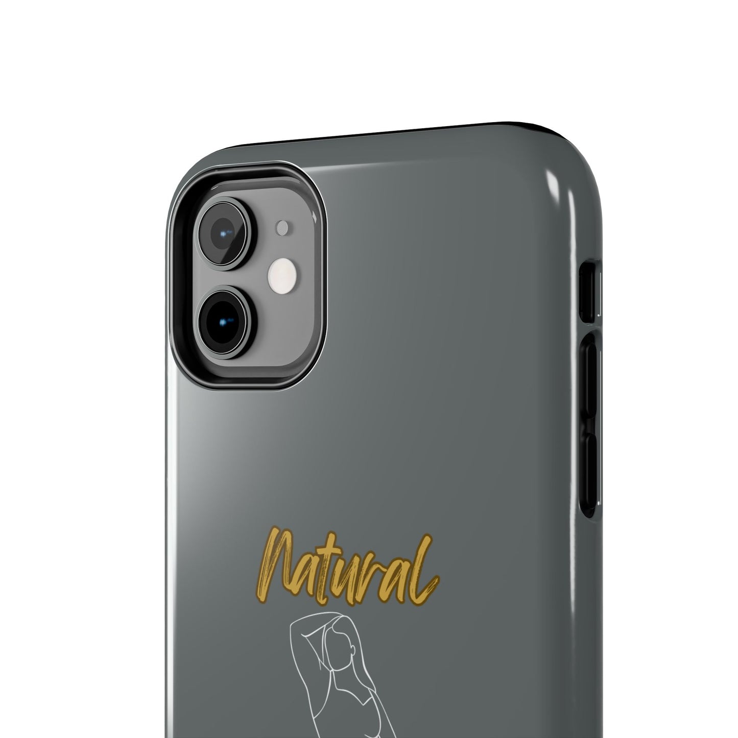 Natural Woman Looking Good (WL)Tough Phone Cases DARK GREY