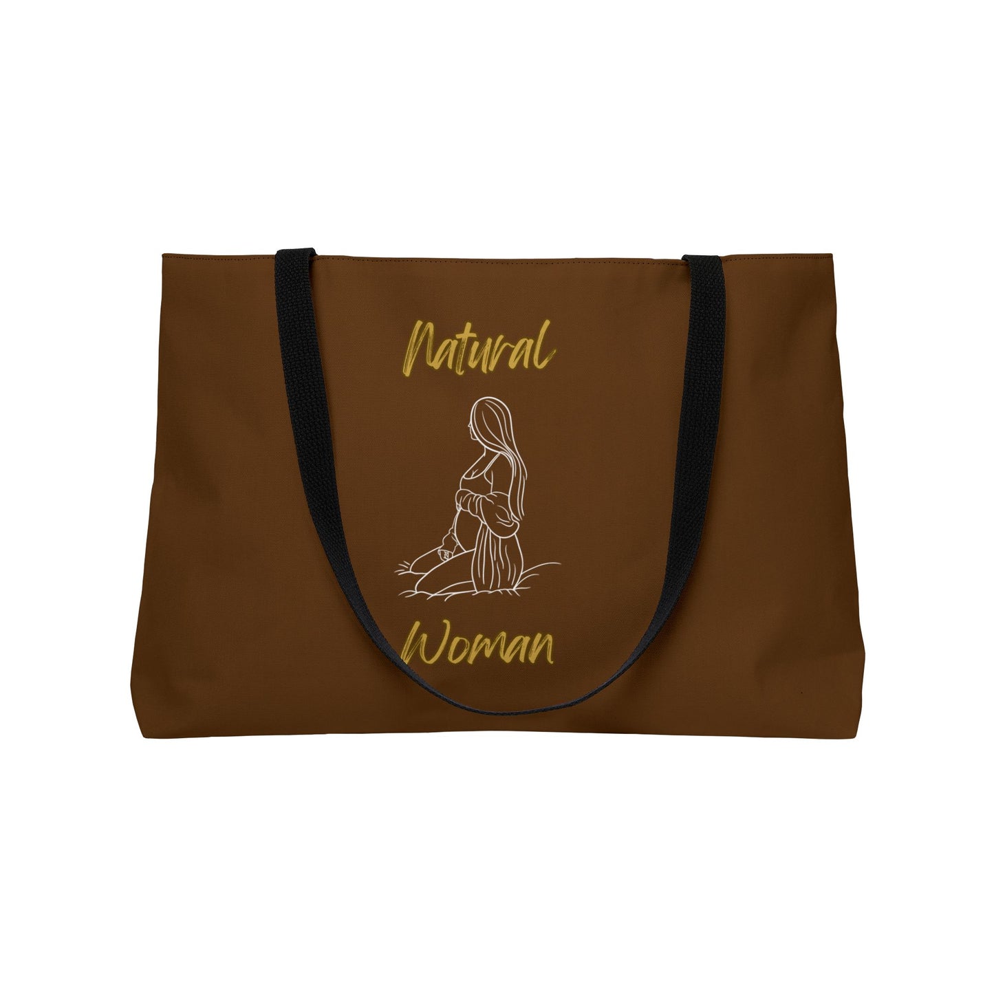 Natural Woman Expecting (WL) Weekender Tote Bag BROWN