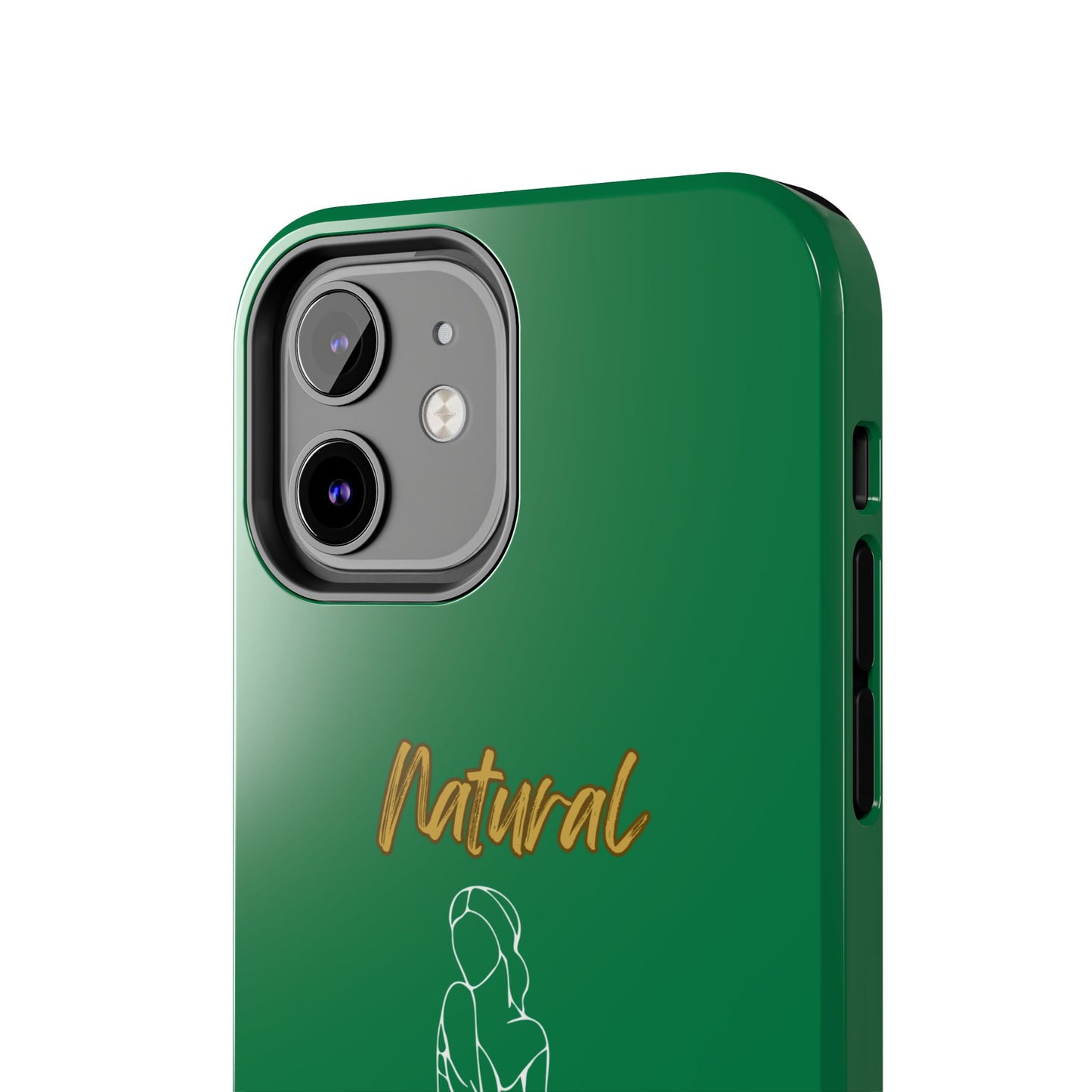 Natural Woman Shoulder Action (WL)Tough Phone Cases DARK GREEN