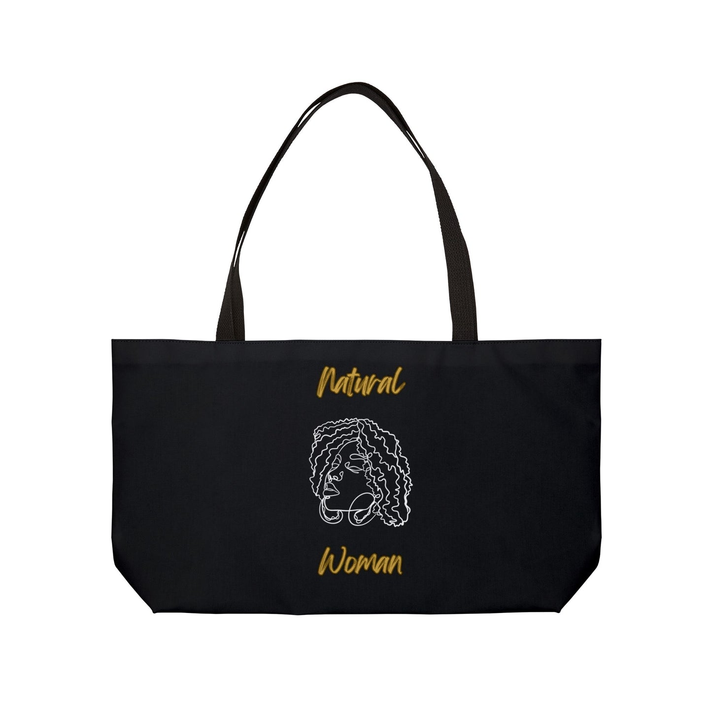 Natural Woman Naturally Me (WL) Weekender Tote Bag BLACK