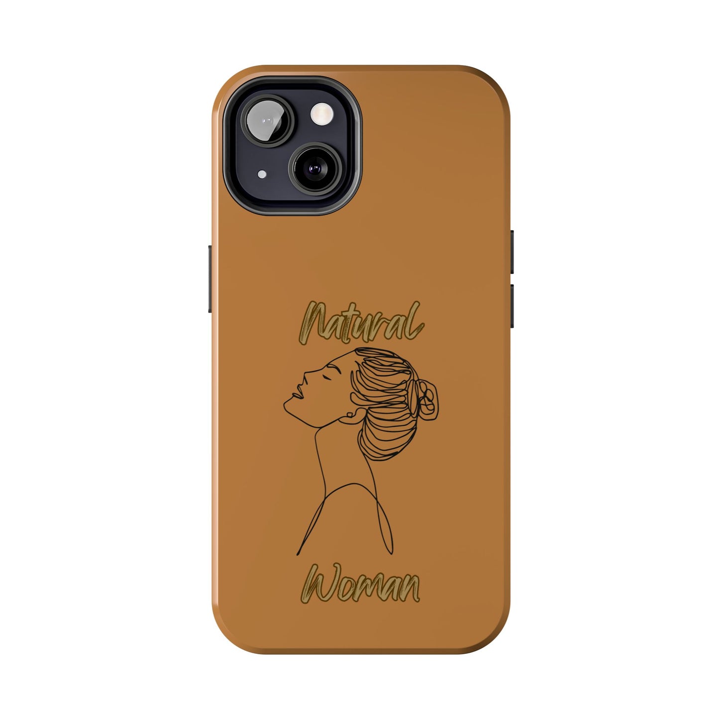 Natural Woman Wet Bun (BL) Tough Phone Cases LIGHT BROWN