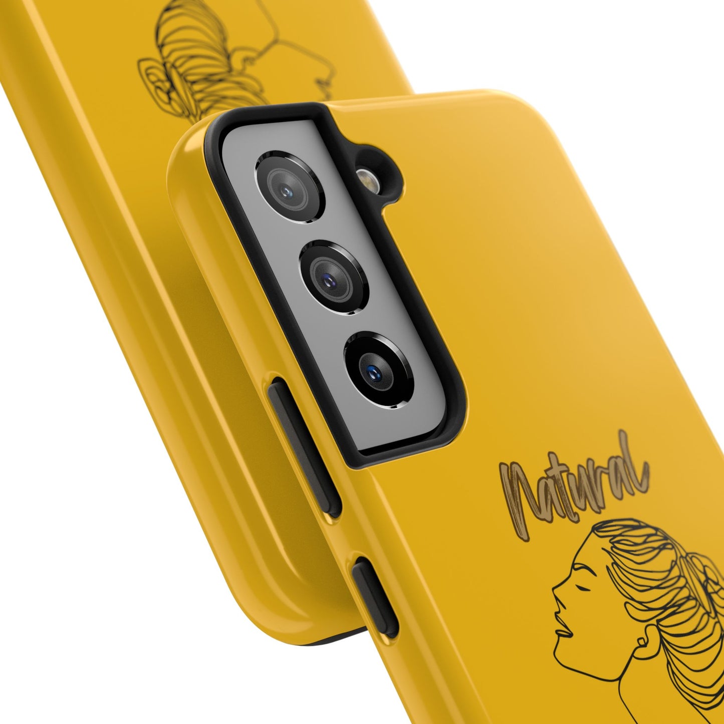Natural Woman Wet Bun (BL) Tough Phone Cases YELLOW