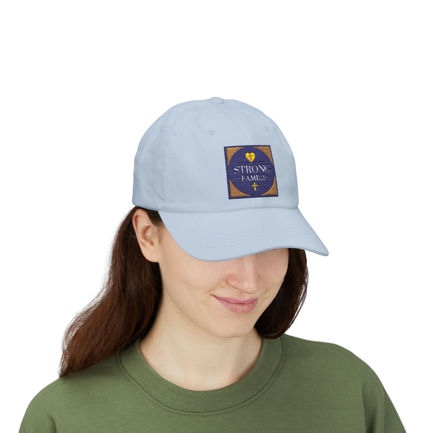 Strong Family Custom Casual Cap - BLUE LOGO