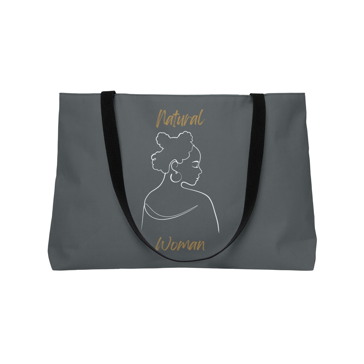 Natural Woman Twist (WL) Weekender Tote Bag DARK GREY