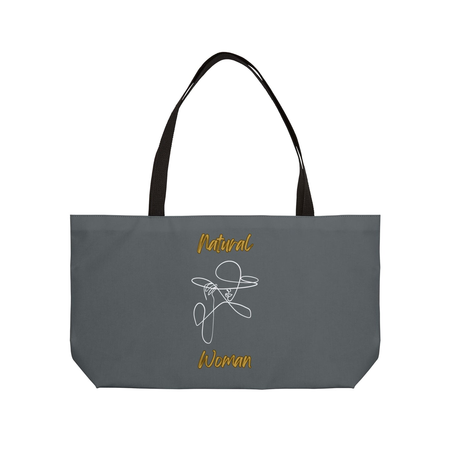 Natural Woman An Original (WL) Weekender Tote Bag DARK GREY