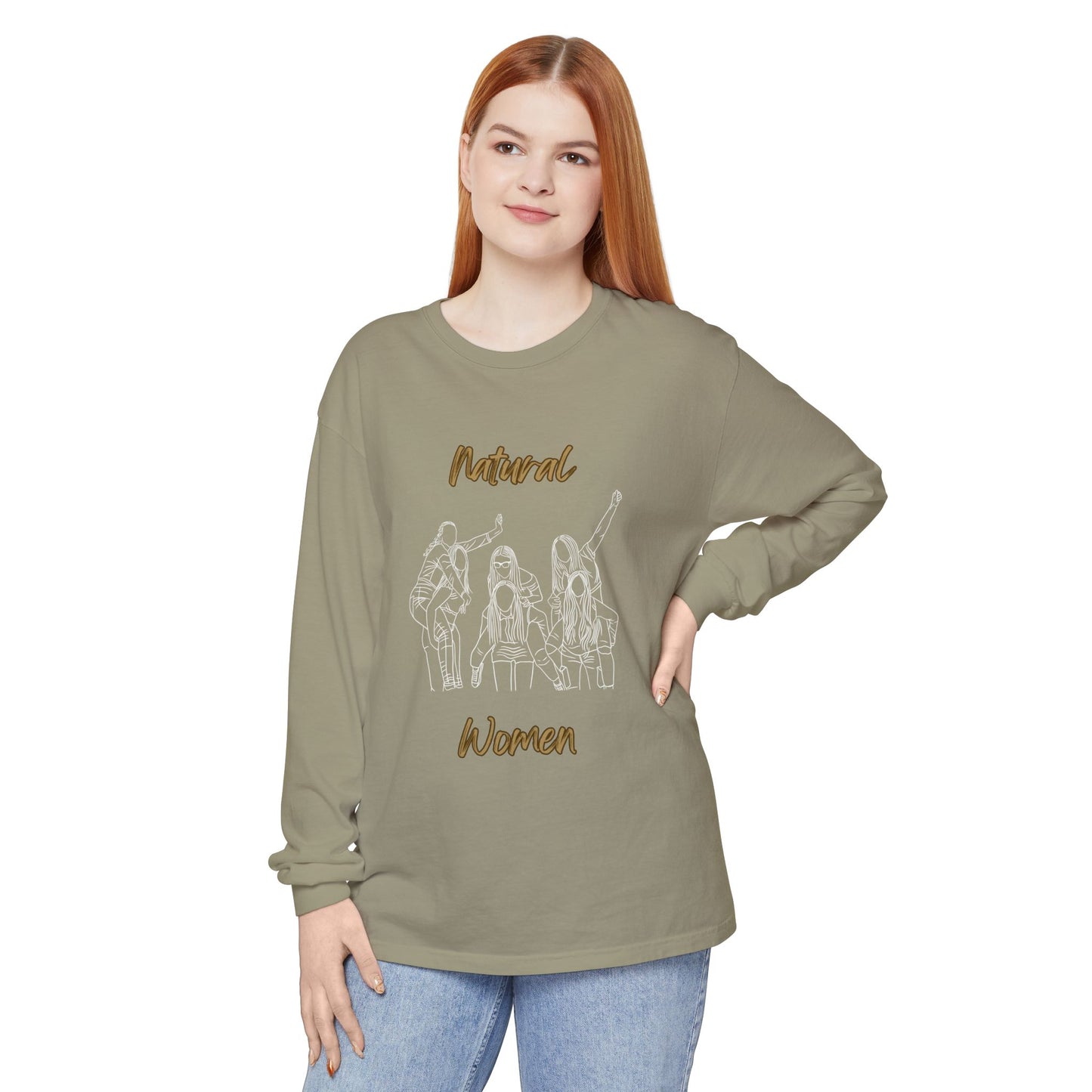 Natural Women Piggy Back (WL) Long Sleeve T-Shirt