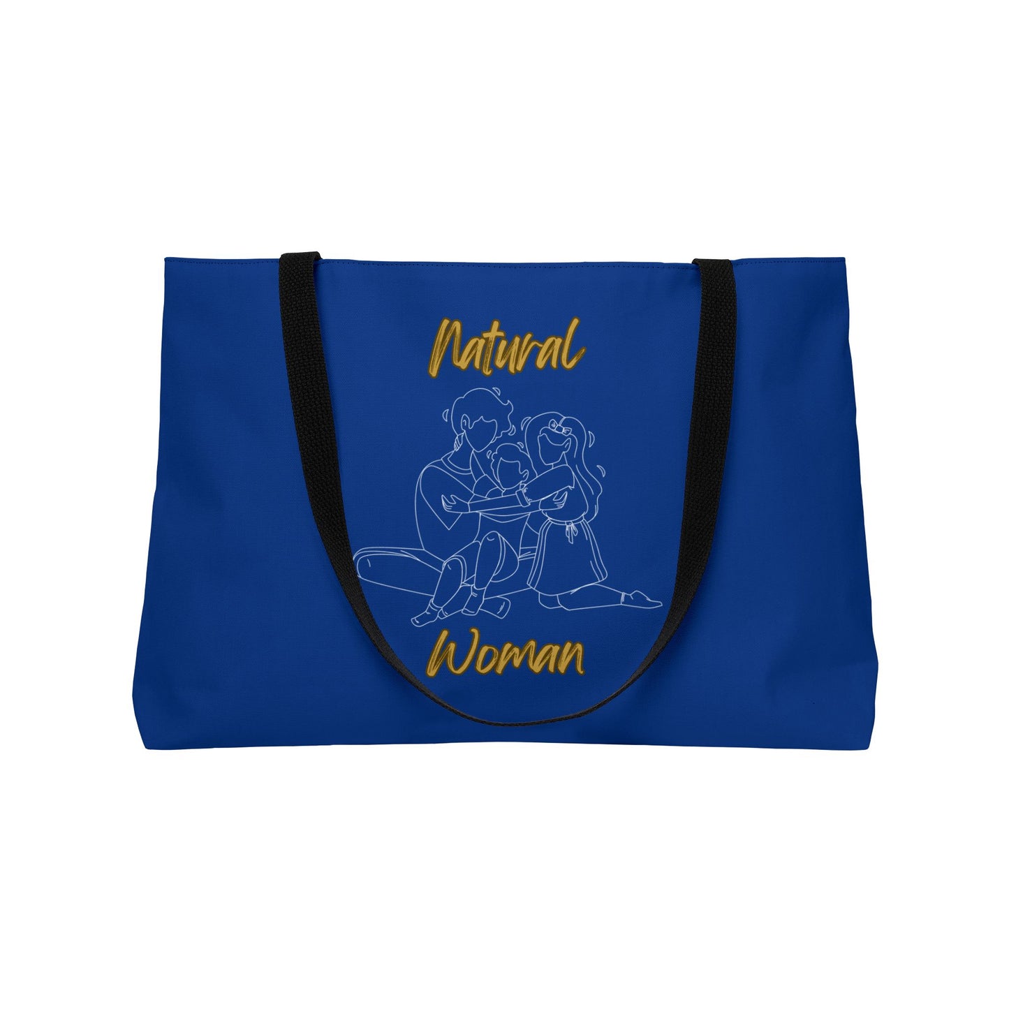 Natural Woman Bear Hugs (WL) Weekender Tote Bag DARK BLUE