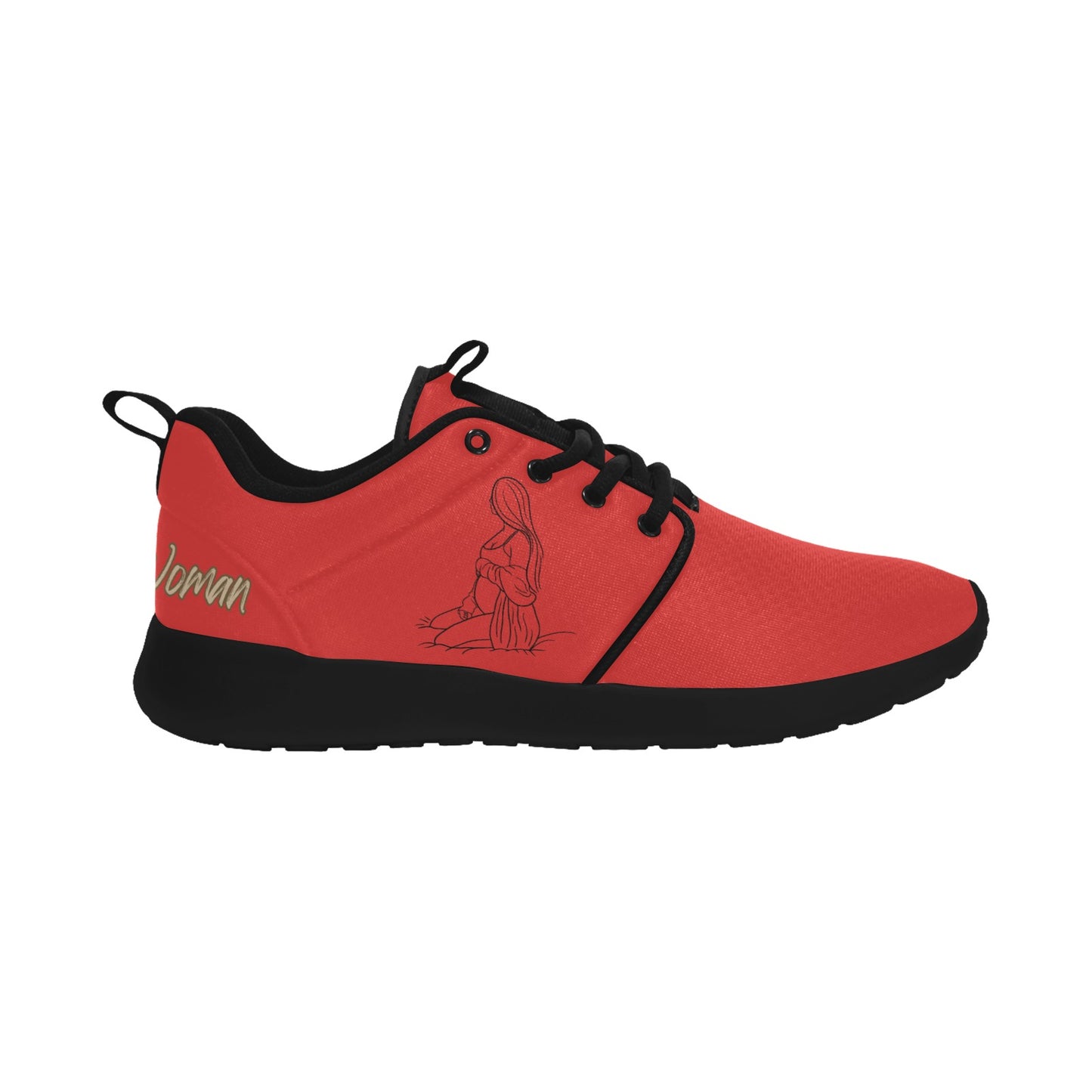Natural Woman EXPECTING (BL) RED w/ Sole Sneakers