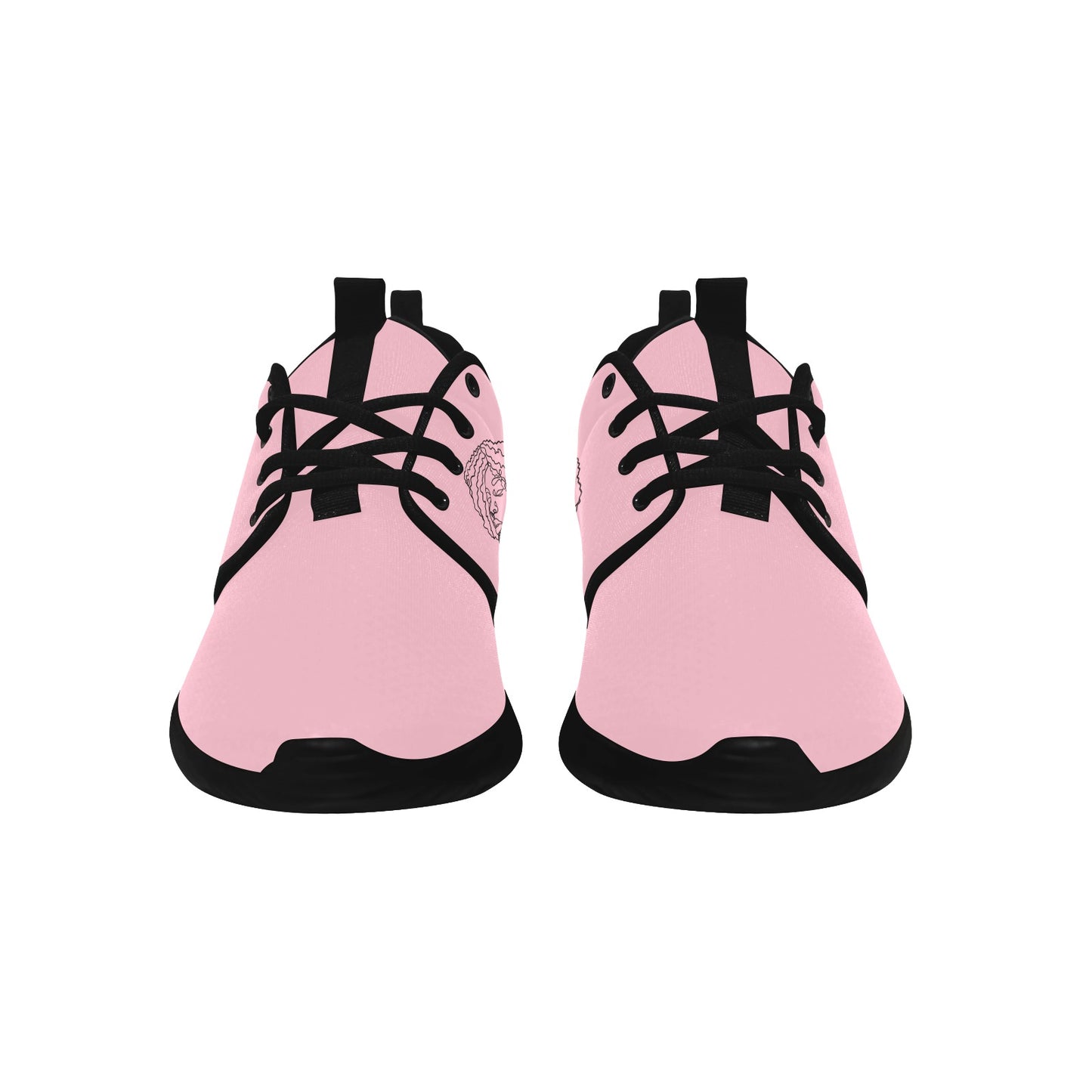 Natural Woman NATURALLY ME (BL) PINK w/ Black Sole Sneakers