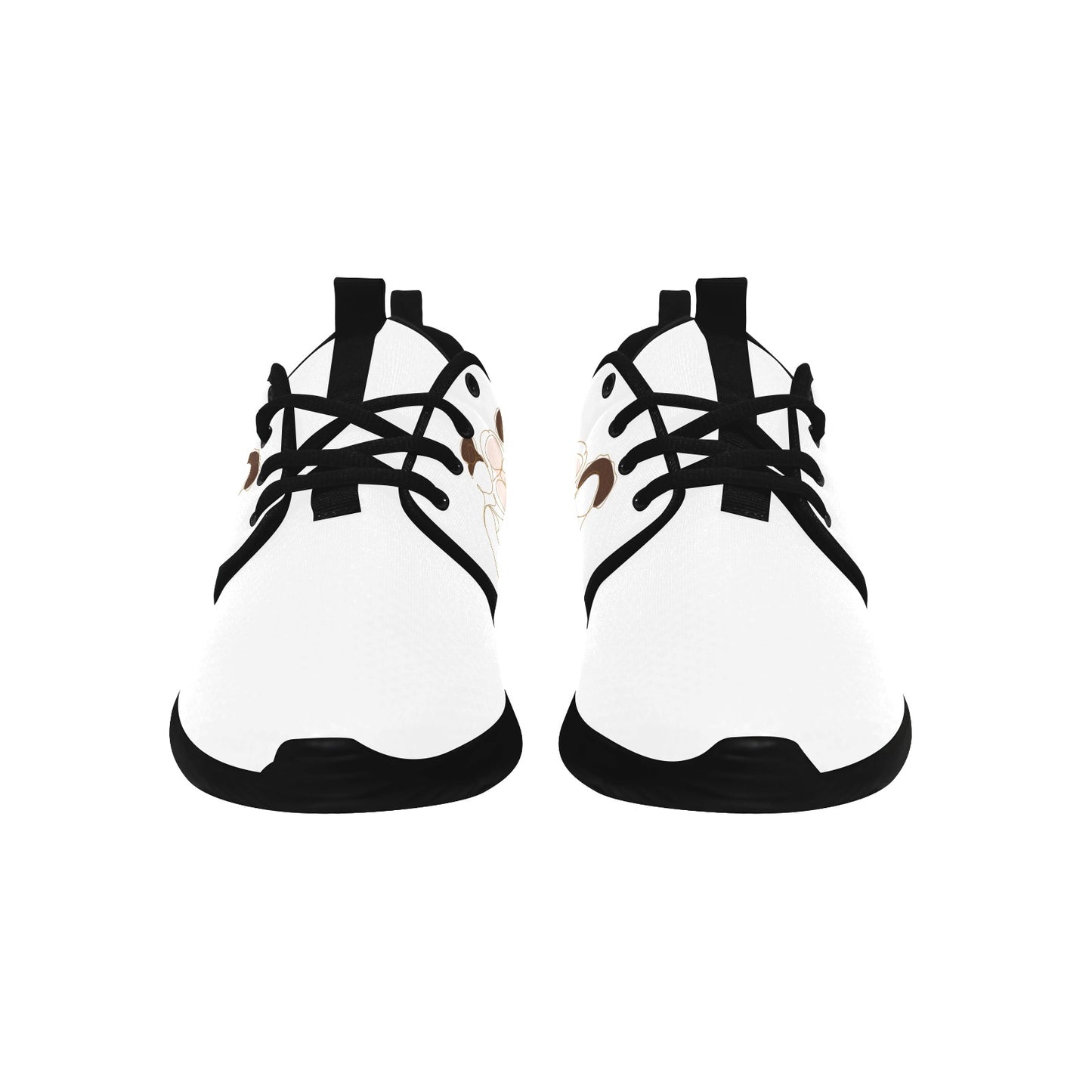 Natural Women FRIENDS (WL) WHITE w/ Black Sole Sneakers