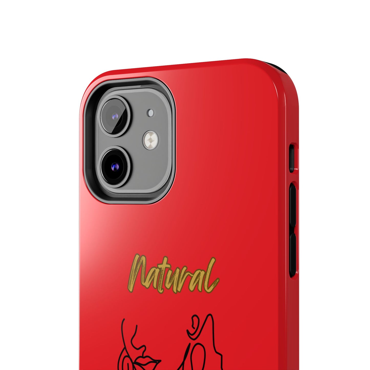 Natural Woman Lips (BL)Tough Phone Cases RED