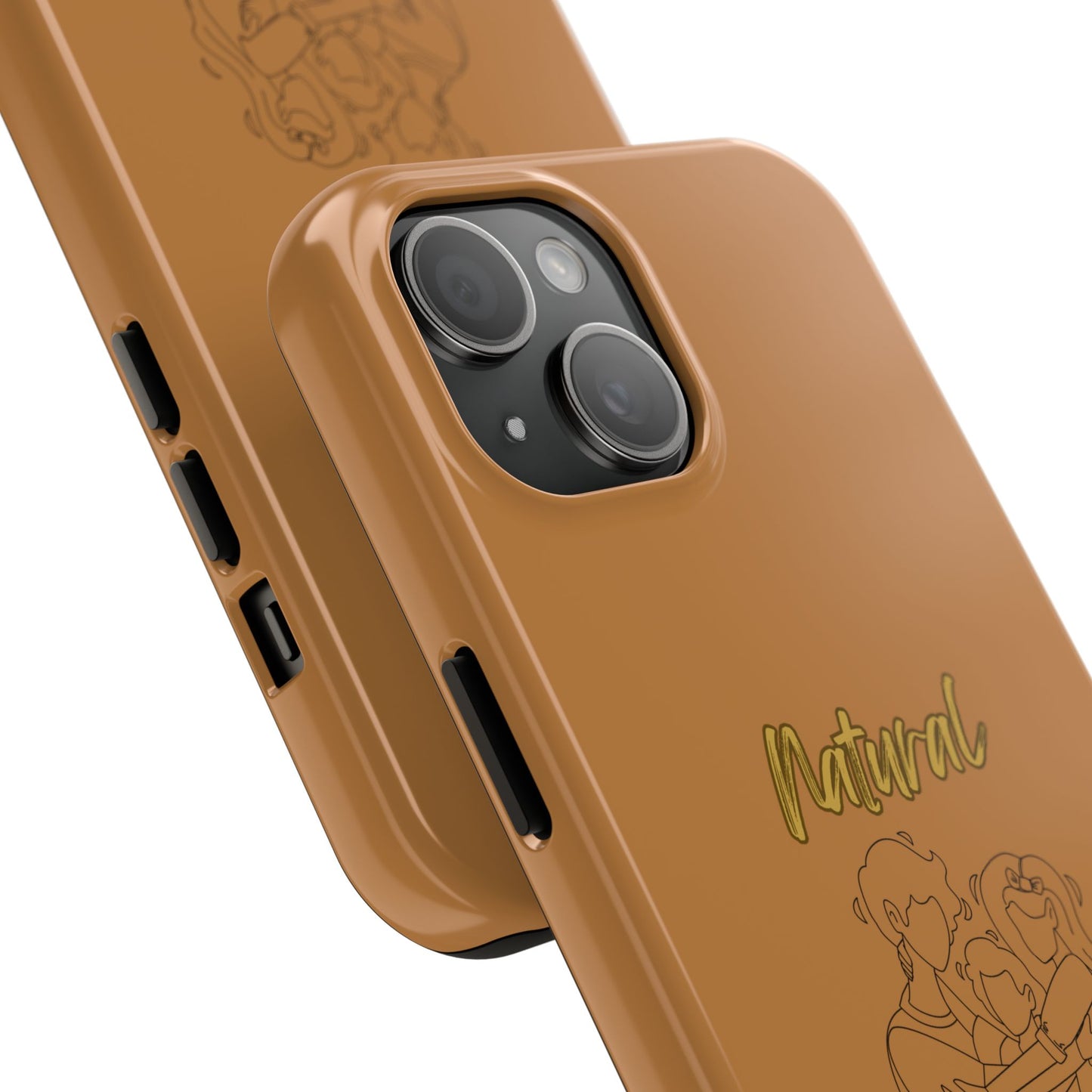 Natural Woman Bear Hugs (BL) Tough Phone Cases LIGHT BROWN