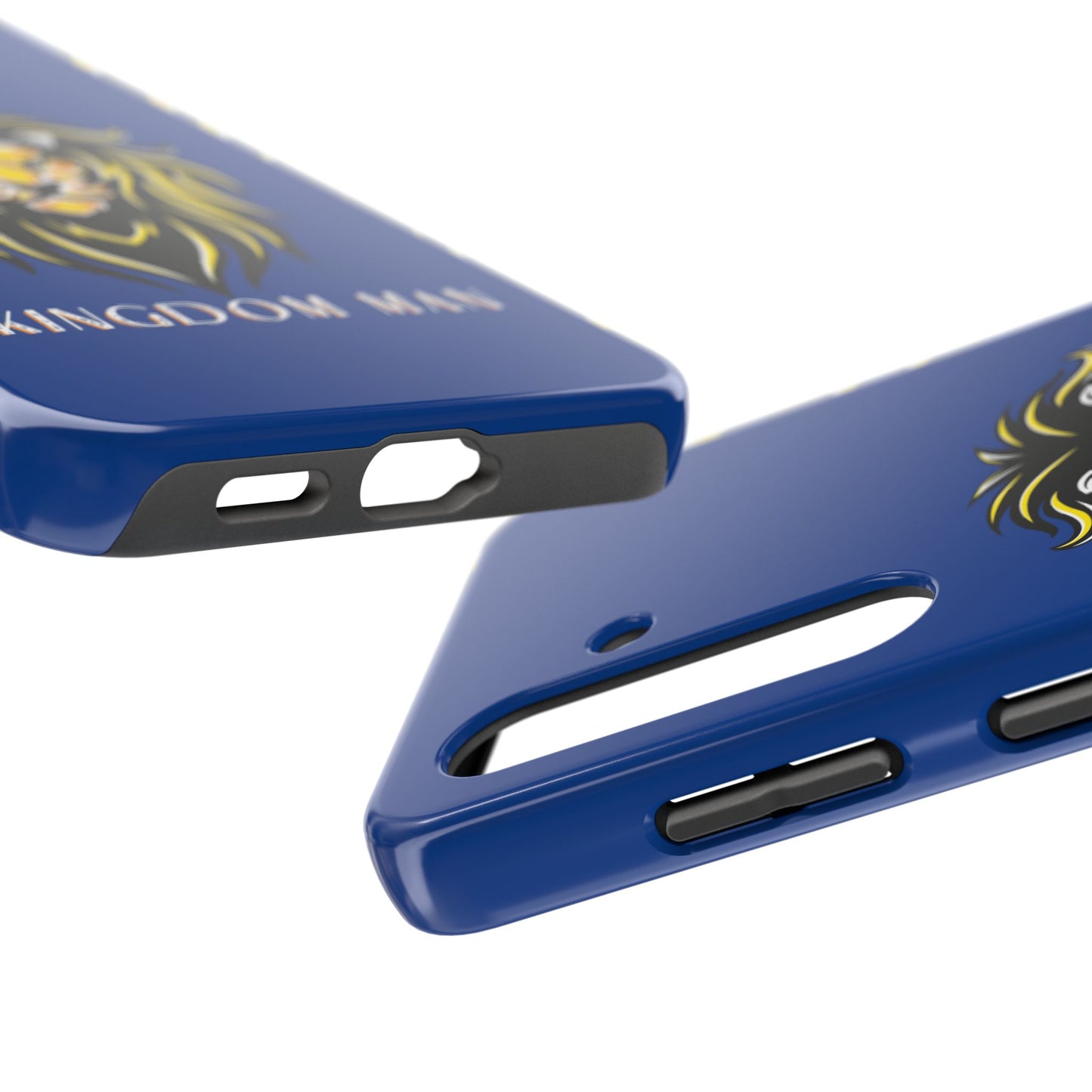 Kingdom Man (White-Gold Label) Tough Phone Case DARK BLUE